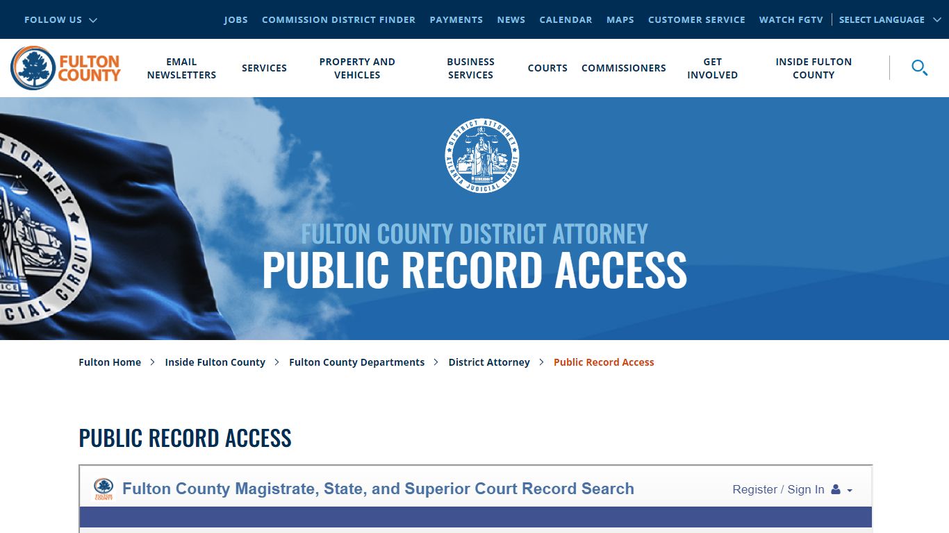 Public Record Access - Fulton County Government